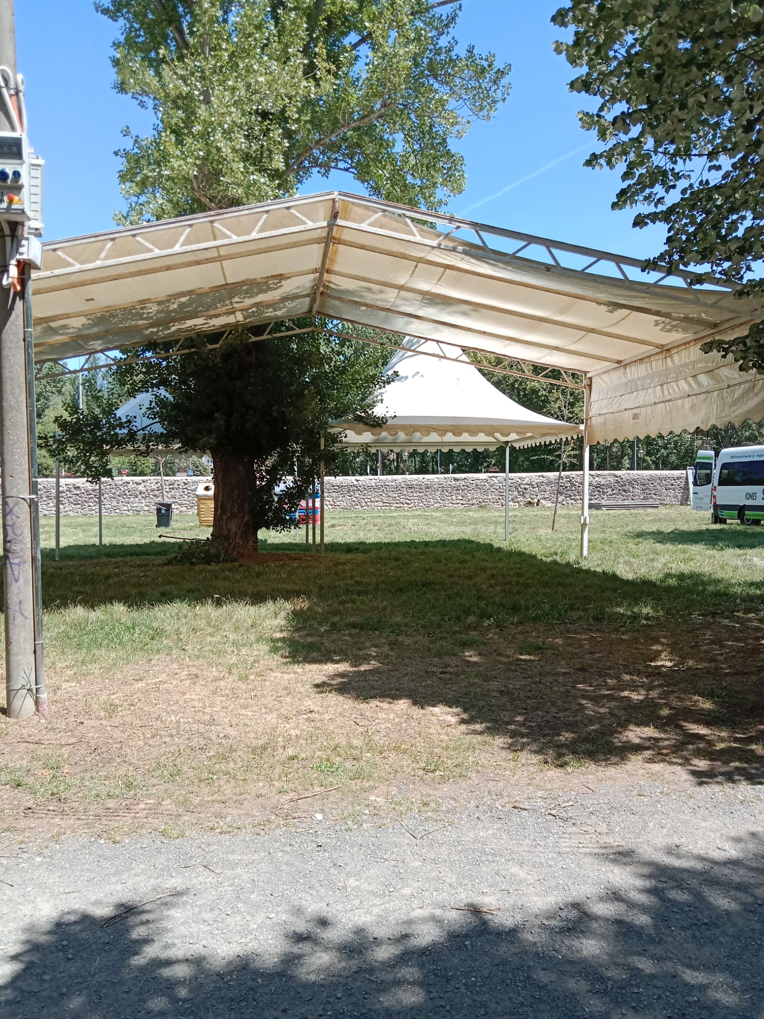 Módulos de Carpa de Panel 10 x 12 Abiertos